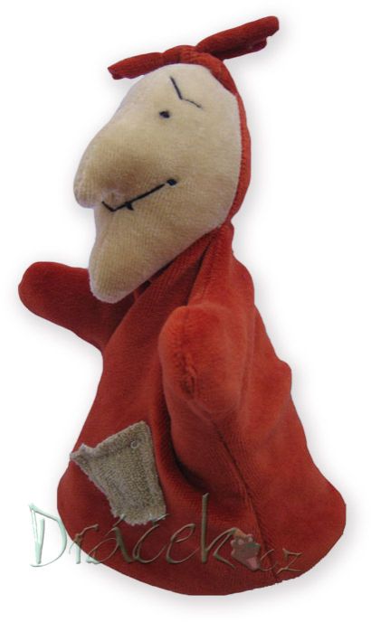 Maňásek bez nohou - Ježibaba 28 cm