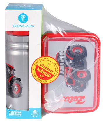 Zdravá lahev 0,7l a Zdravá sváča set Zetor