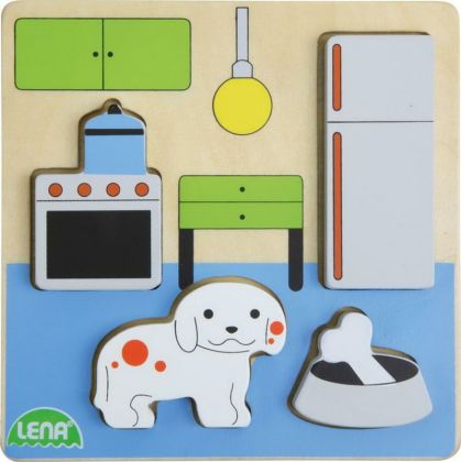 Lena Puzzle dřevěné kuchyň