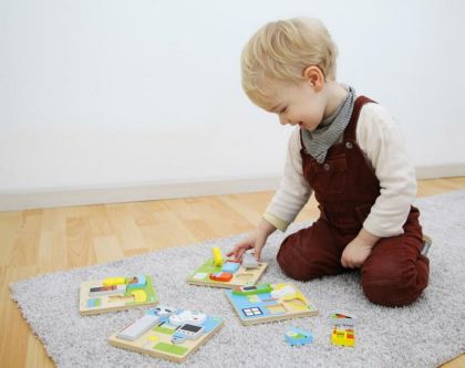 Lena Puzzle dřevěné kuchyň