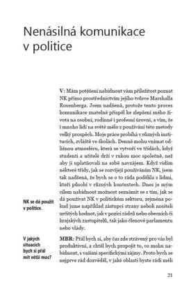 Nenásilná komunikace a moc Rosenberg, Marshall B.