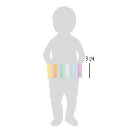 Small Foot Dřevěné kostky pastelové 50 ks