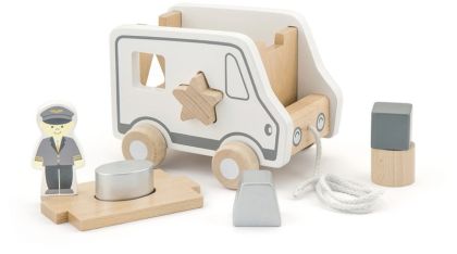 VIGA, Dřevěná tahačka a vkládačka - nákladní auto