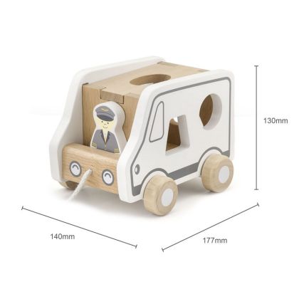 VIGA, Dřevěná tahačka a vkládačka - nákladní auto