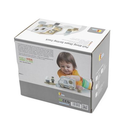 VIGA, Dřevěná tahačka a vkládačka - nákladní auto