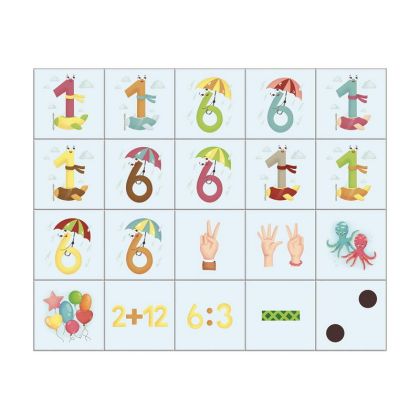 Dino, Kostky čísla 20ks