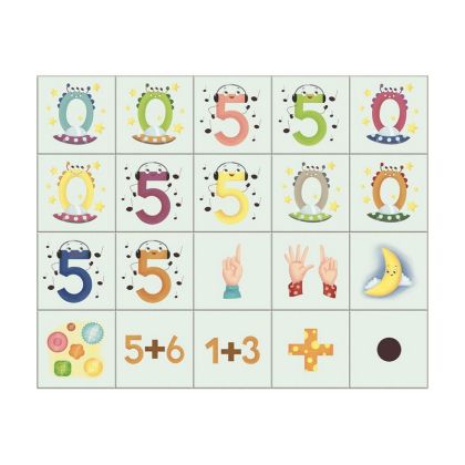 Dino, Kostky čísla 20ks