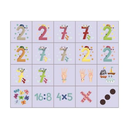 Dino, Kostky čísla 20ks