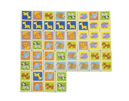 VIGA, Dřevěné domino - divoká zvířata