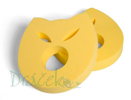 Nadlehčovací rukávky na plavání Kočka žlutá