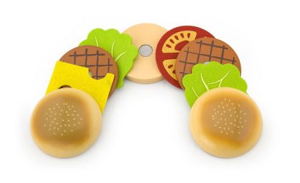 VIGA, Dřevěný hamburger a nápoj