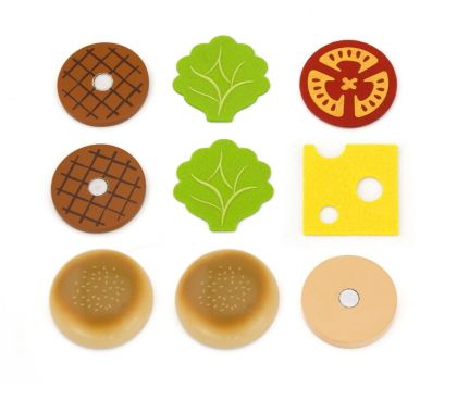 VIGA, Dřevěný hamburger a nápoj