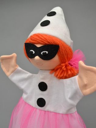 Kolombína 34cm, maňásek