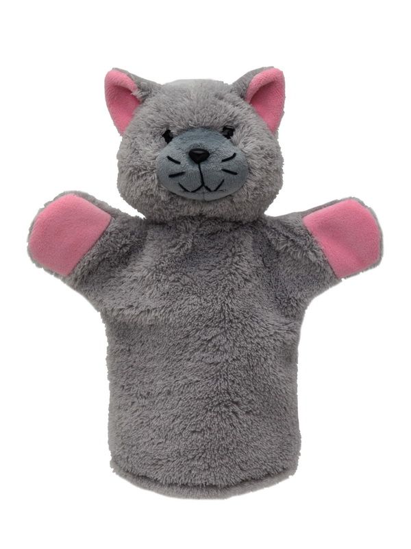 Kočka 25cm, zvukový maňásek