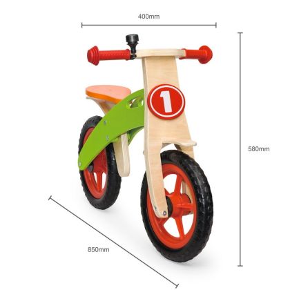 VIGA, Dřevěné odrážedlo - motorka