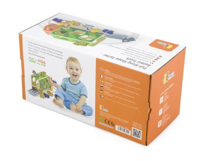 VIGA, Dřevěná tahačka kamion se zvířátky