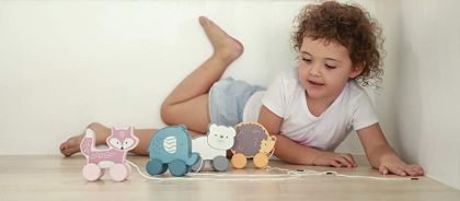 VIGA, Dřevěná tahačka liška