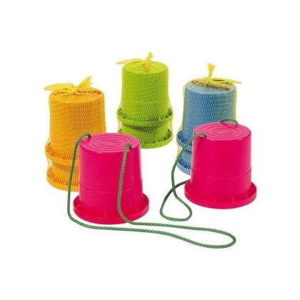 Lena Chůdy plast asst 4 barvy 13x12x11cm v síťce
