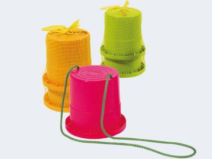 Lena Chůdy plast asst 4 barvy 13x12x11cm v síťce