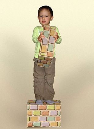 Atrix Design Cihličky pro dětičky 24ks