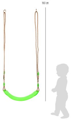 Small Foot Dětská houpačka Flexi zelená