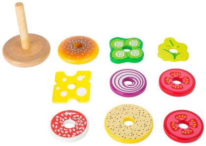 small foot, Stohovatelný hamburger