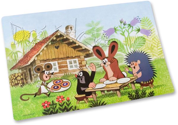 Prostírání Krtek a hostina
