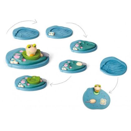 Plan Toys, Puzzle - Životní cyklus žáby
