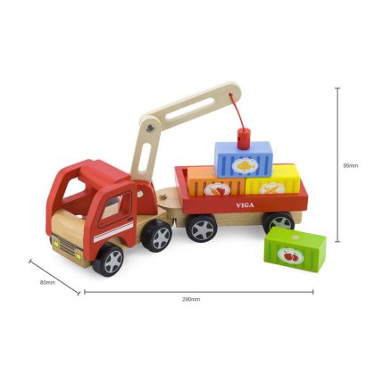 VIGA, Dřevěný autojeřáb