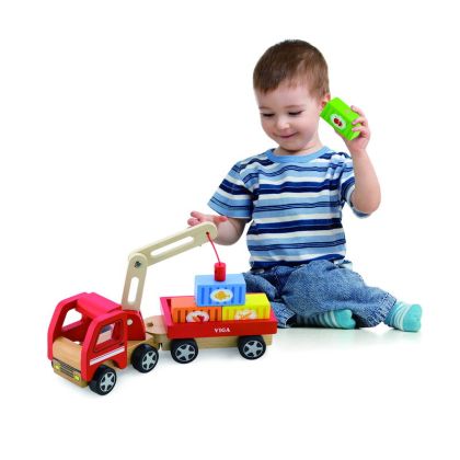 VIGA, Dřevěný autojeřáb