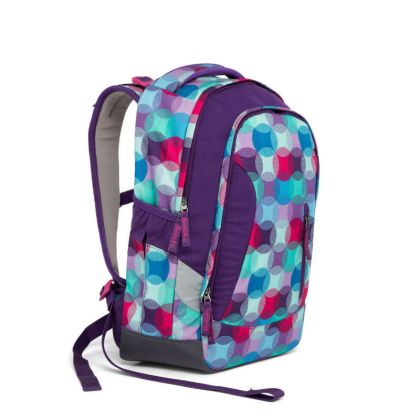 Studentský batoh Ergobag Satch Sleek - Hurly Pearly