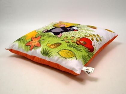 MÚ Brno Polštář Krtek 30x30 cm, hruška