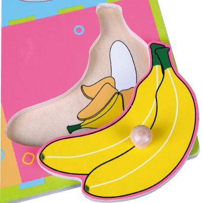 VIGA, Dřevěná vkládačka - ovoce