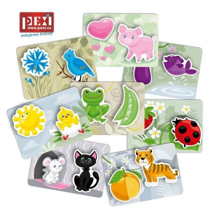 PEXI Velcro skládačky - Barvy