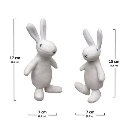 MÚ Brno, Bob a Bobek, prstoví mańásci 17cm a 15cm