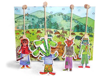 Sada loutek a kulis - Strašidla