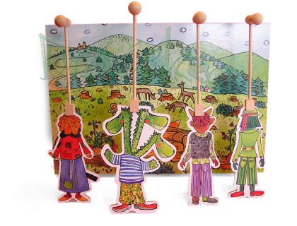 Sada loutek a kulis - Strašidla