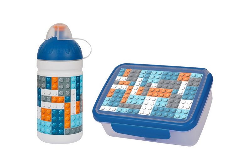 Zdravá lahev 0,5l a Zdravá sváča set Kostičky