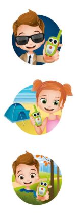 BUKI MiniScience Vysílačky Walkie Talkie Junior 2km