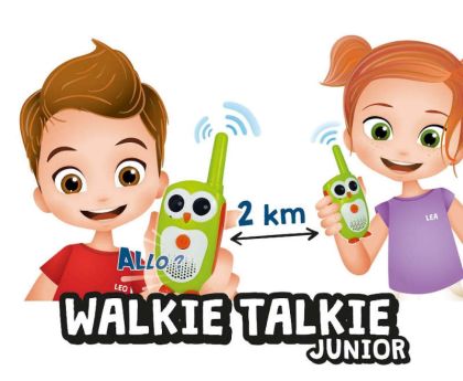 BUKI MiniScience Vysílačky Walkie Talkie Junior 2km