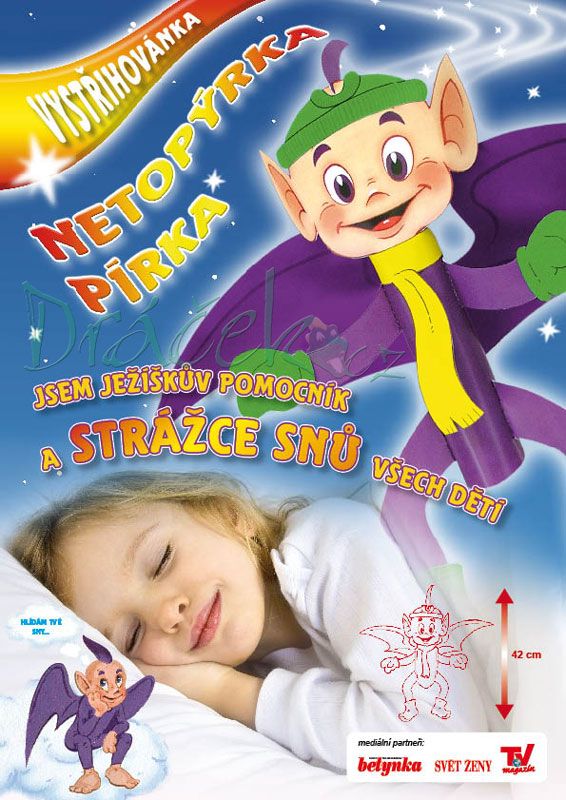 Vystřihovánka netopýrka Pírka