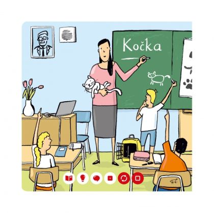 Albi Kouzelné čtení - Minikniha Povolání - Učitel