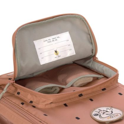 Lässig Dětský kufr TROLLEY Happy Prints caramel