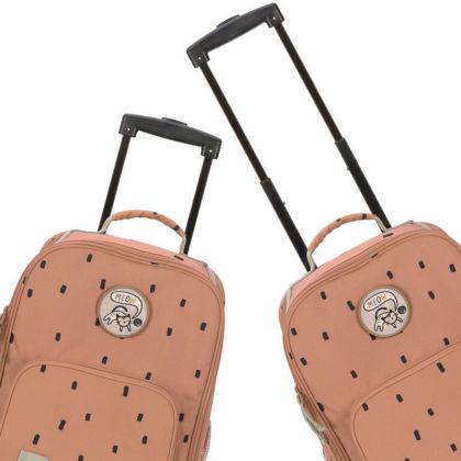 Lässig Dětský kufr TROLLEY Happy Prints caramel