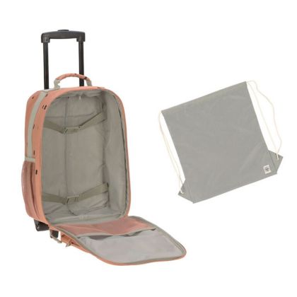 Lässig Dětský kufr TROLLEY Happy Prints caramel