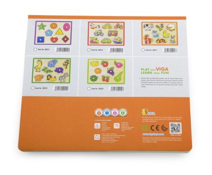 VIGA, Dřevěná vkládačka - tvary