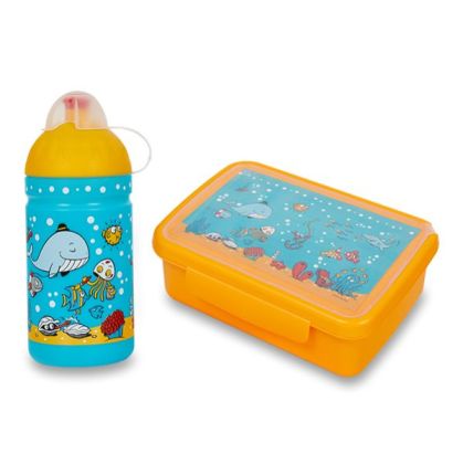 Zdravá lahev 0,5l a Zdravá sváča set Mořský svět