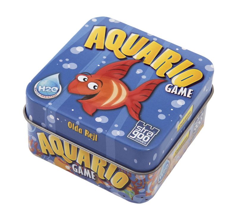 Aquario společenská hra v plechové krabičce 13x13x7,5cm