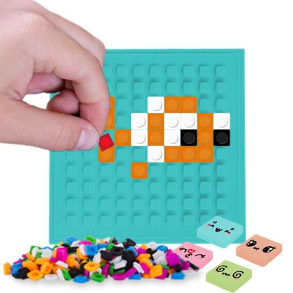 PIXIE CREW nalepovací panel čtverec Tyrkysový