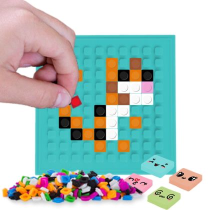 PIXIE CREW nalepovací panel čtverec Tyrkysový